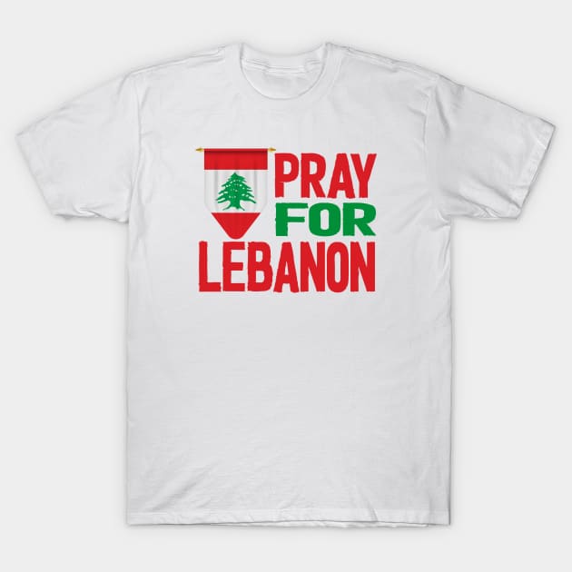 pray for lebanon 2020 T-Shirt by Netcam